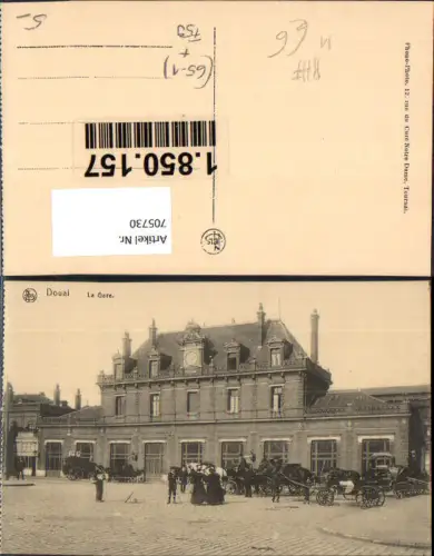 705730 France Douai La Gare Bahnhof Kutsche