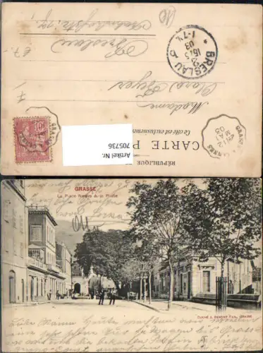 705736 France Grasse La Place Neuve La Poste