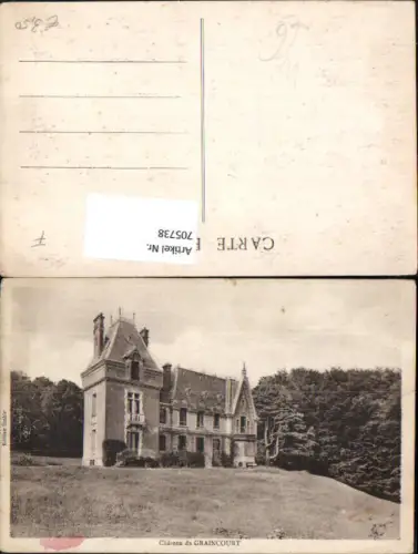 705738 France Petit-Caux Chateau de Graincourt Schloss