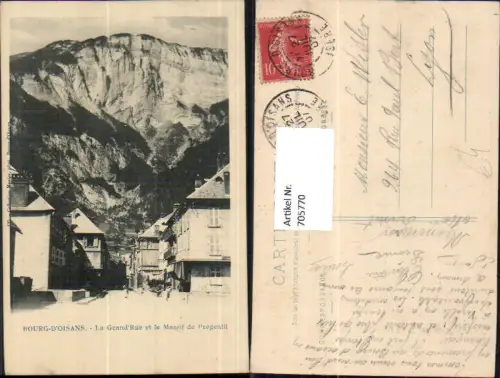 705770 France Bourg-d Oisans La Grand Rue et le Massif de Pregentil