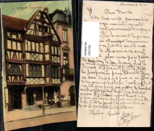 705792 France Saverne Vieille Maison Fachwerkhaus