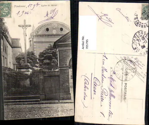 705795 France Toulouse Eglise St Michel Kirche Kreuz