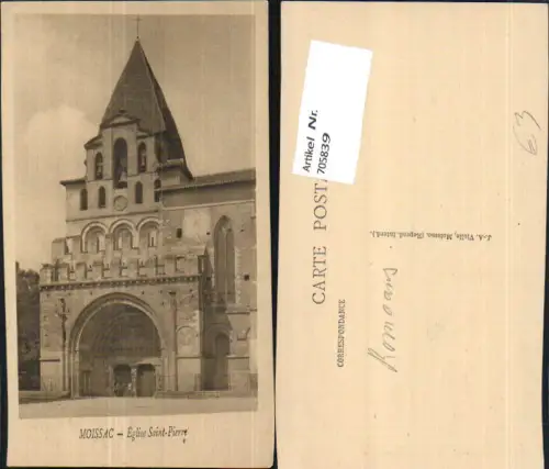 705839 France Moissac Eglise Saint-Pierre