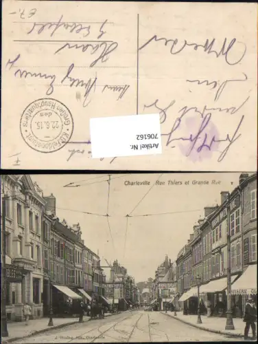 706162 France Charleville Rue Thiers et Grande Rue