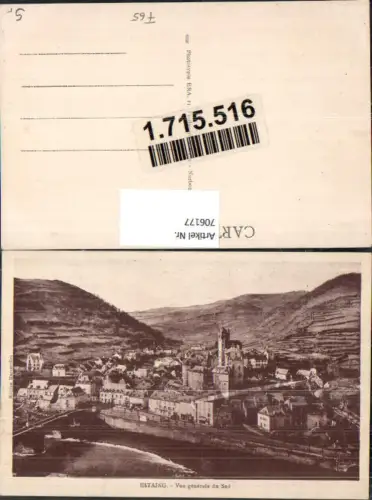 706177 France Estaing Vue generale du Sud