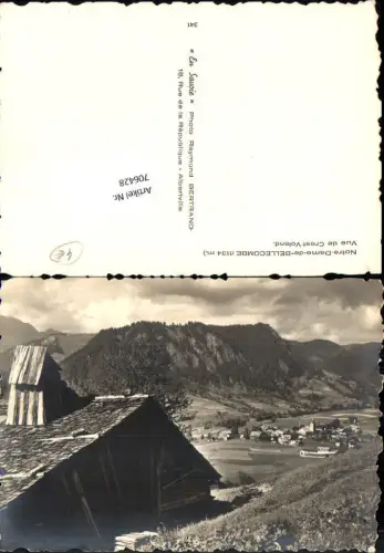 706428 France Notre-Dame De Bellecombe Savoie Crest Voland