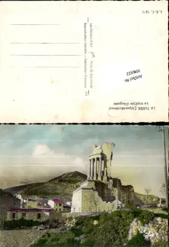706922 Alpes Maritimes La Turbie Cote D`Azur