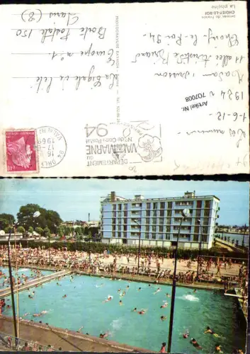 707008 France Seine Choisy Le Roi Bad Freibad Piscine