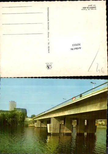 707013 France Seine Choisy Le Roi Pont Brücke
