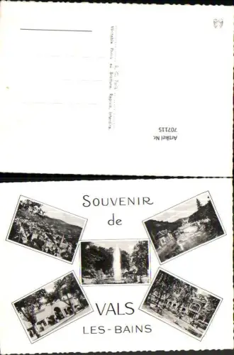 707115 France Savoie Vals les Bains