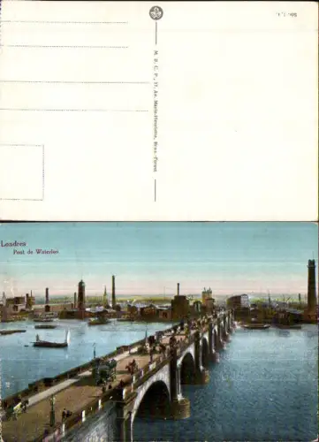 707606 Londres Pont de Waterloo Brücke