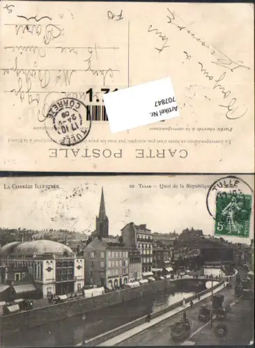 707847 France La Correze Illustree Tulle Quai de Republique