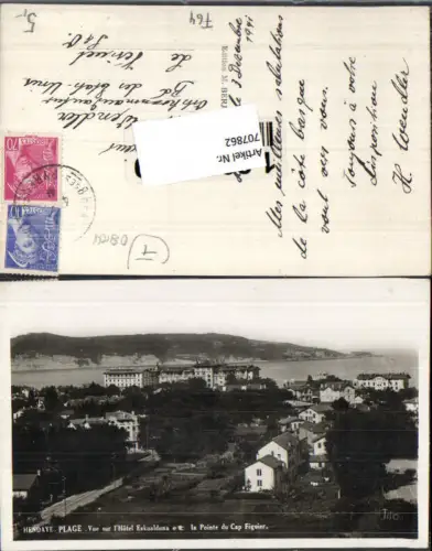 707862 France Hendaye Plage Hotel Eskualduna Cap Figuier