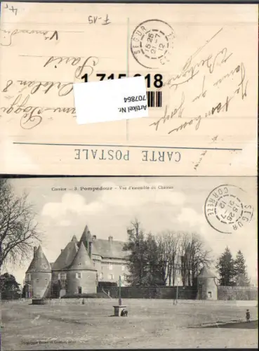 707864 France Correze Pompadour Chateau Stp. Segur
