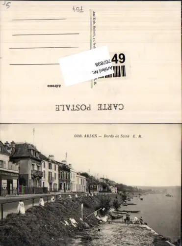 707898 France Ablon Bords de Seine