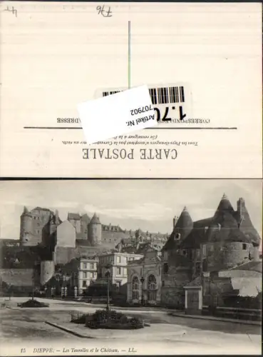 707902 France Dieppe Tourelles Chateau pub Lehnert e landrock 15
