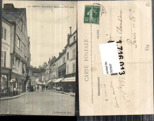 707937 France Dreux Grande Rue Maissons Eure et Loir