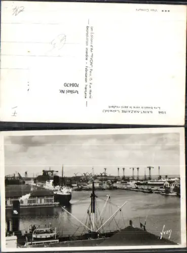 708470 France Saint Nazaire Loire Inf. Hafen Schiffe