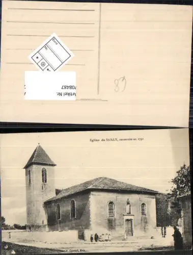 708487 France Eglise de Sailly Achatel