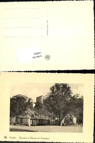 710058 France Bouillon Pont levis Bastion Bourgogne