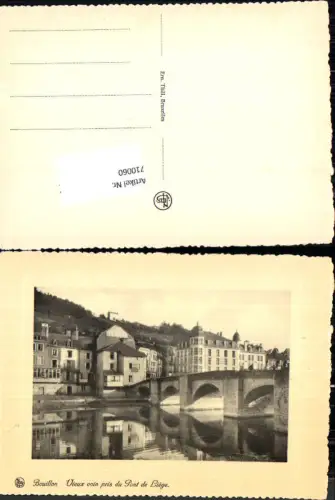 710060 France Bouillon Pont Brücke de Liege