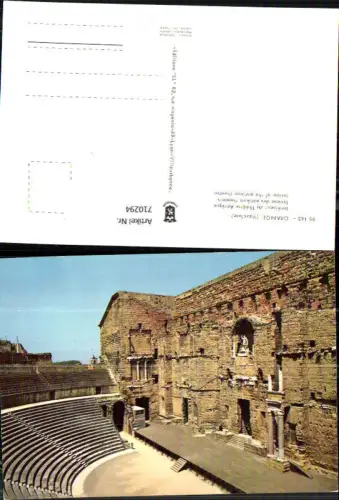 710294 Orange Vaucluse Interieur du Theatre Antique Amphitheater France
