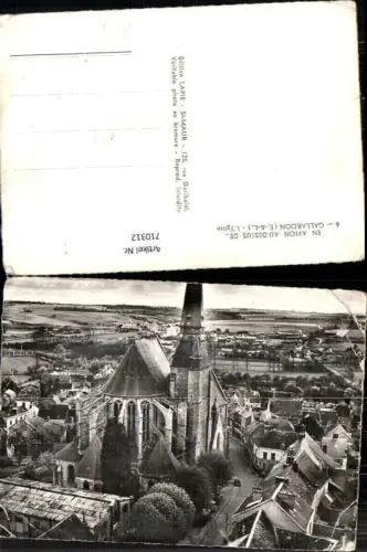 710312 Foto AK Lufbild En Avion Au-Dessus de Gallardon L Eglise Kirche France