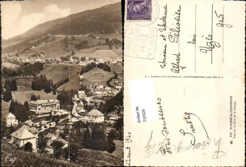 710326 St-Pierre-de-Chartreuse Vue sur la Diat et le Village France