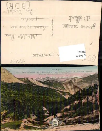 710401 France Les Alpes Valle du Queyras Refuge du Col Izoard