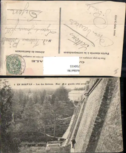 710415 France Le Morvan Illustre Les Settons