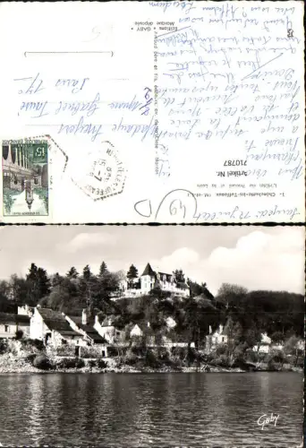 710787 France Foto AK Chenehutte-les-Tuffeaux L Hotel du Prieure et la Loire