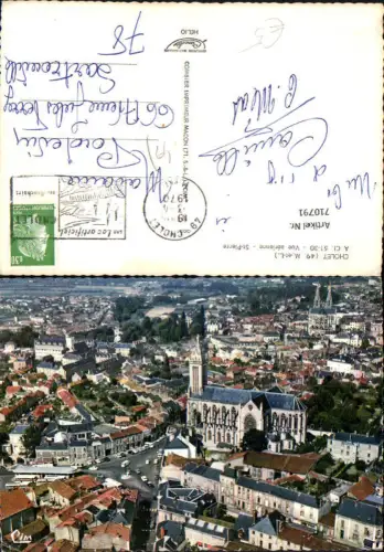 710791 France Luftbild Cholet Vue aerienne St Pierre Kirche