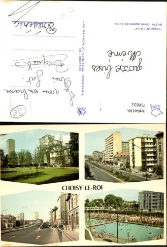 710832 France Mehrbild AK Souvenir de Choisy-le-Roi Seine Divers aspects de la ville