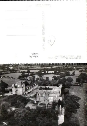 710839 France Luftbild St-Quentin Mayenne Vue aerienne Chateau de Mortier-Crolle Schloss