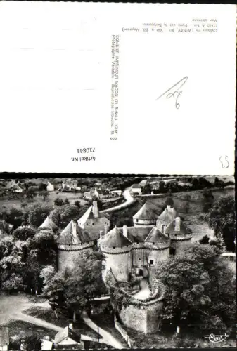 710841 France Luftbild Chateau de Lassay Mayenne Porte sur la Barbacane Vue aerienne