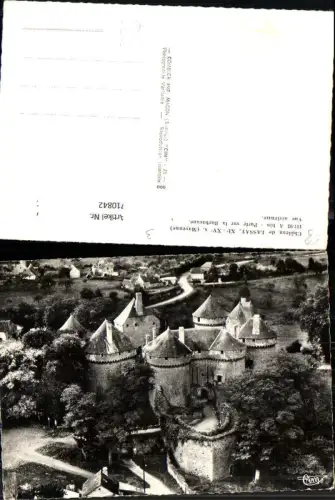 710842 France Luftbild Chateau de Lassay Mayenne Porte sur la Barbacane Vue aerienne