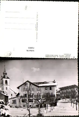 710855 France Foto AK Notre-Dame de Bellecombe Savoie Hotel Beau-Sejour et annexe