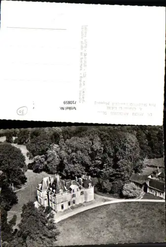 710859 France Luftbild Chateau Le Tertre pres St-Georges-sur-Evre Mayenne Schloss