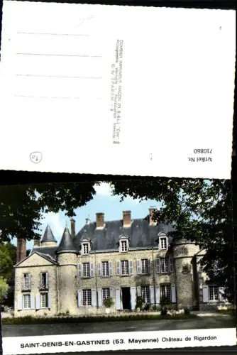 710860 France Saint-Denis-en-Gastines Mayenne Chateau de Rigardon Schloss