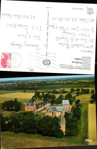 710861 France Luftbild St-Quentin-les-Anges Mayenne Chateau de Mortier Schloss