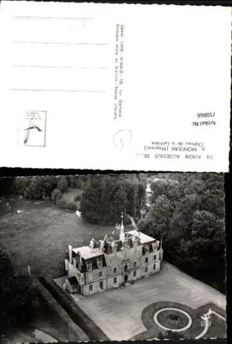 710866 France Luftbild Montjean Mayenne Chateau de la Lanfriere Schloss