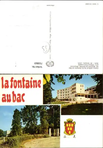 710869 France Mehrbild AK Le Bignon-du-Maine Mayenne pres Villiers-Charlemagne Centre medical de la Fontaine au Bac