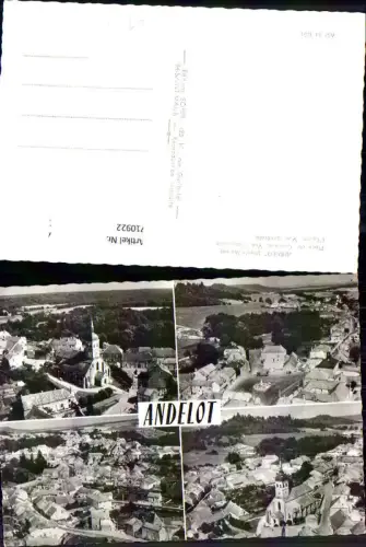 710922 France Mehrbild AK Andelot Haute-Marne Place du Cantarel Vue d ensemble L Eglise Vue generale