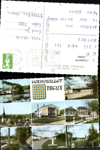 710965 France Mehrbild AK Vernouillet Dreux Ansichten