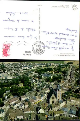 710968 France Fliegeraufnahme Illiers-Combray Vue generale aerienne