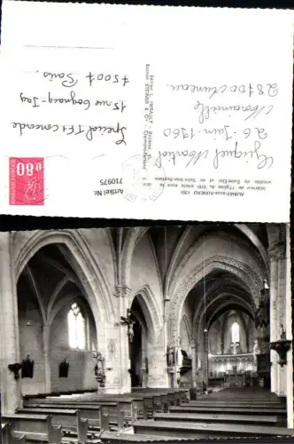 710975 France Foto AK Aunay-sous-Auneau Interieur de l Eglise Kirche Inneres