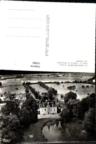 710989 France Fliegeraufnahme Bazoche-Gouet Chateau de Beauregard Vue aerienne Schloss