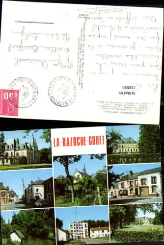 710990 France Mehrbild AK La Bazoche-Gouet Eure-et-Loir Le Chateau de Beauregard L eglise L Yerre