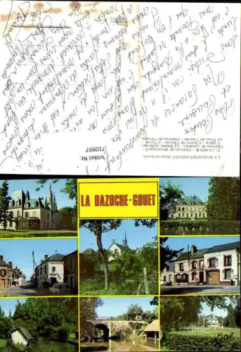 710997 France Mehrbild AK La Bazoche-Gouet Eure-et-Loir Chateau de Beauregard L Yerre L eglise