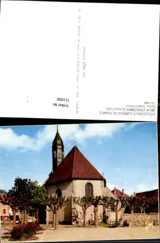 711008 France Foto AK Coulombs Eure-et-Loir Eglise Saint-Cheron Kirche